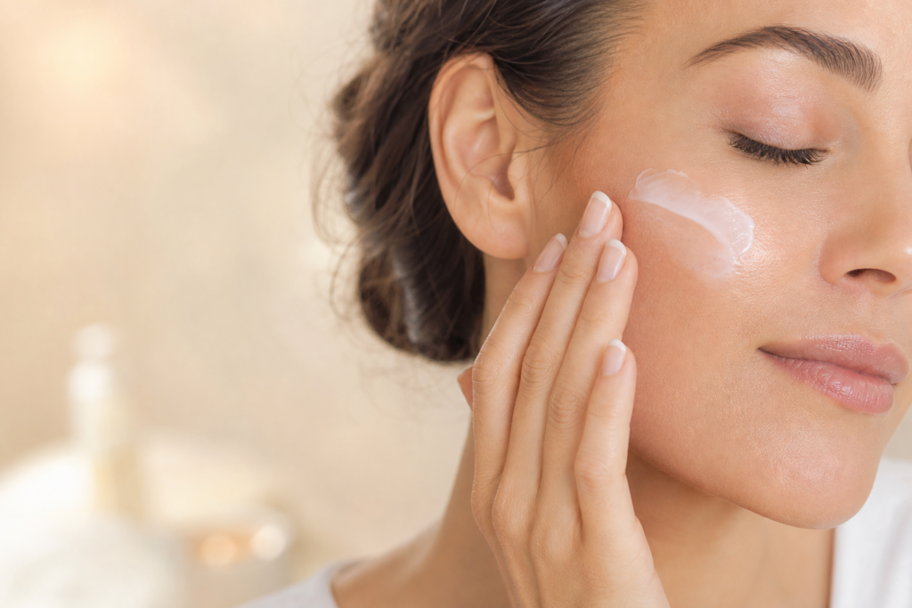 Calm skincare recovery image for CO2 laser recovery education